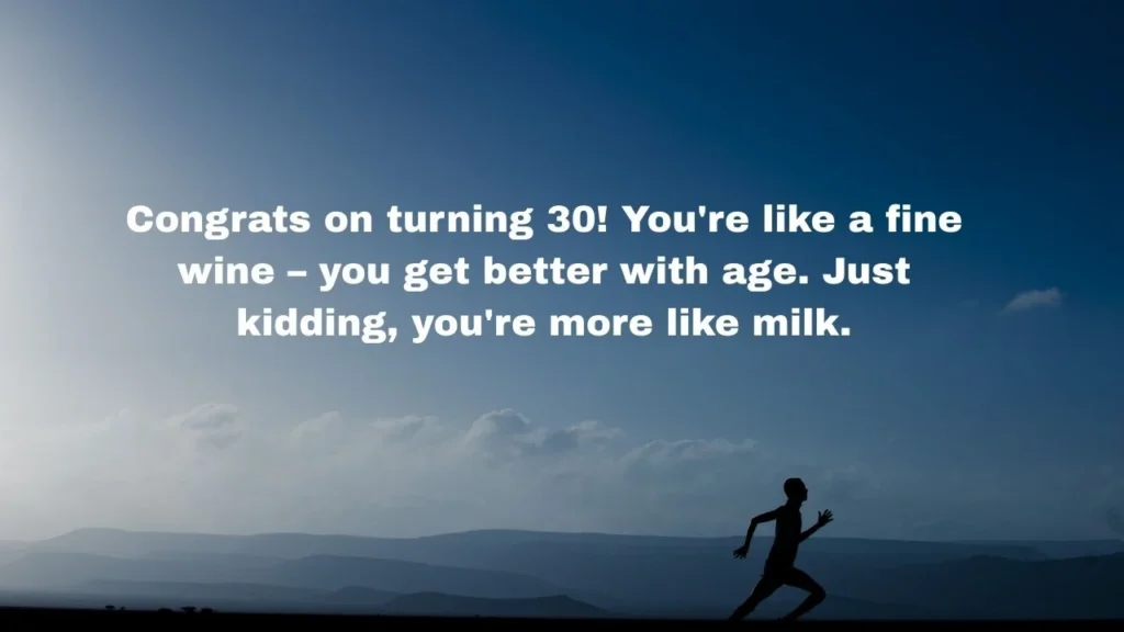 Rude & Cheeky 30th Birthday Messages