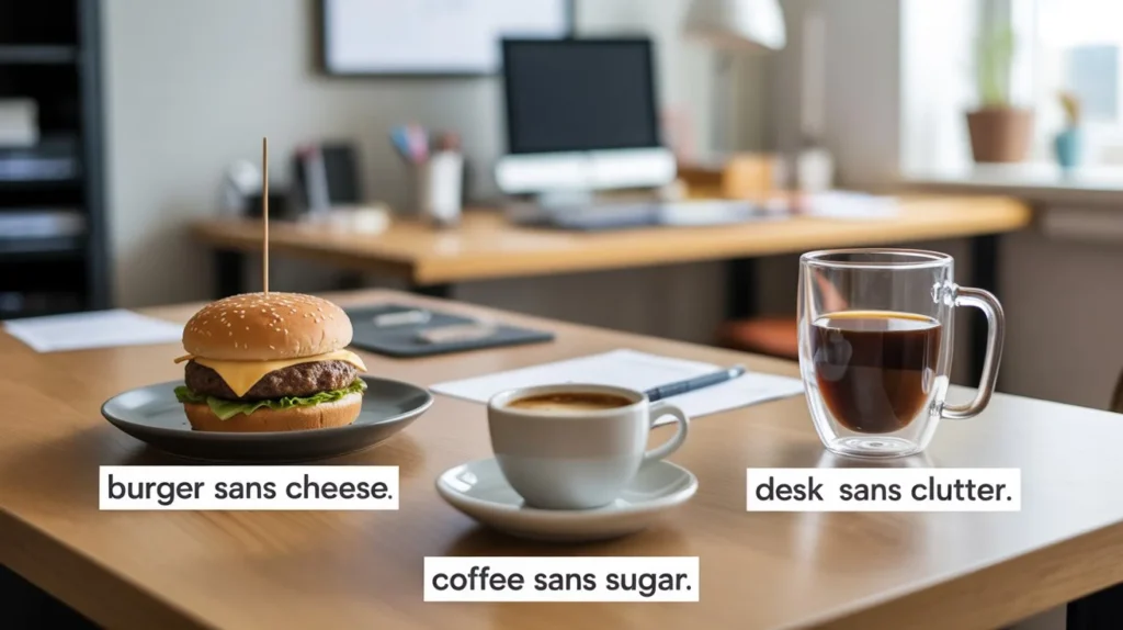 Sans Meaning in English: What It Really Means