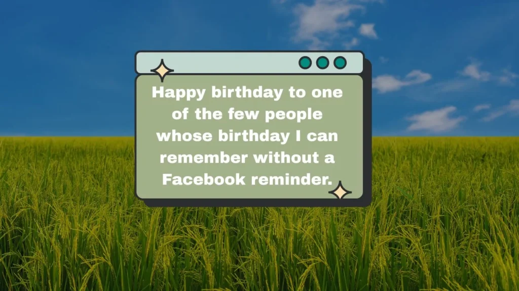 Classic Funny Birthday Card Messages