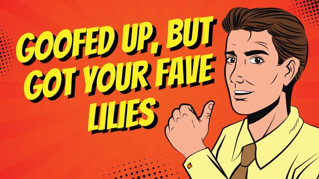 Funny Flower Messages for Forgotten Moments