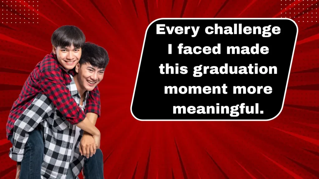 Graduation Messages for Myself and Family