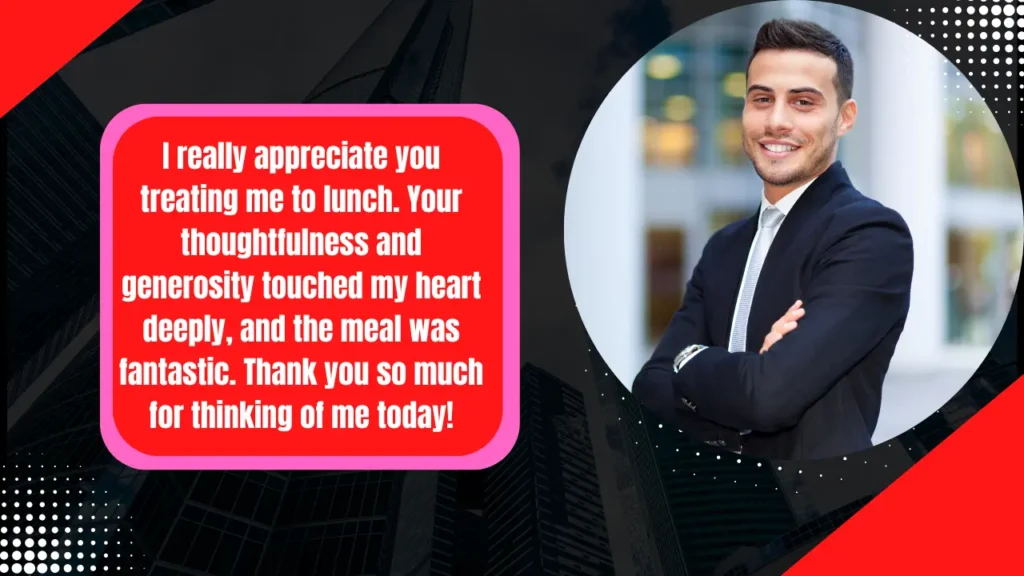 Thank You Messages for Lunch with Colleagues