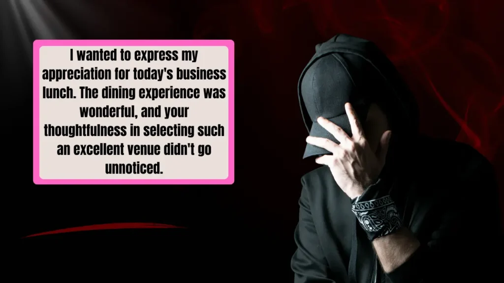 Short Thank You Messages for Lunch