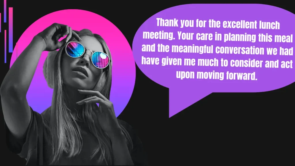 Thank You Messages for Lunch Treat