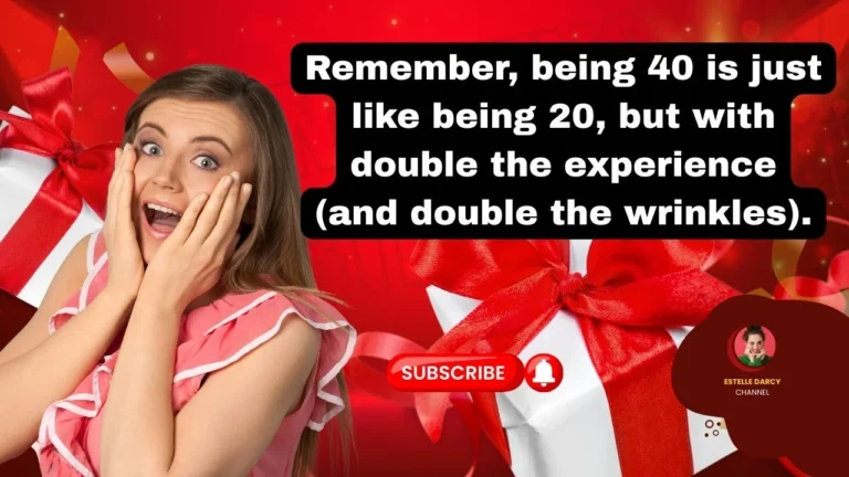 180 Hilarious 40th Birthday Messages, Quotes & Jokes