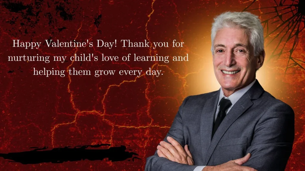 Valentine's Day Messages for Teachers from Parents