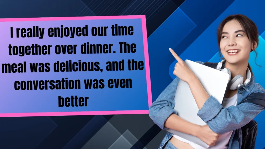 Thank You For Dinner Messages for Friends