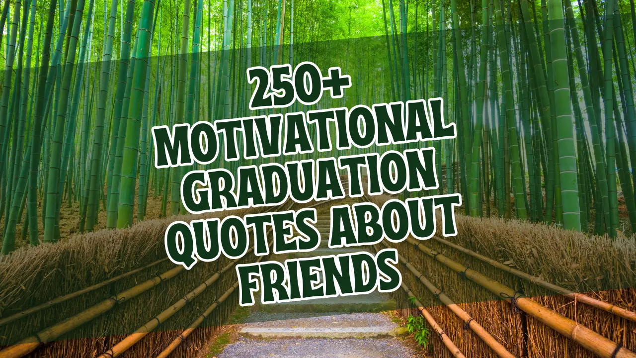 250+ Motivational Graduation Quotes About Friends to Celebrate Your Journey Together