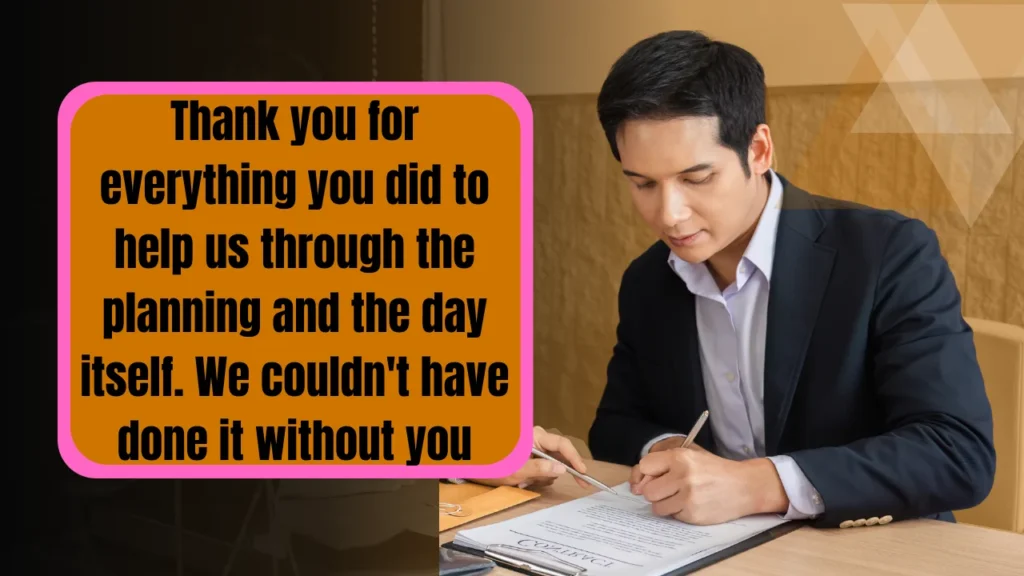 Thank You Messages to the Funeral Director