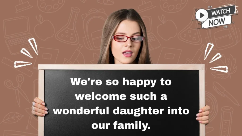 Sister-in-Law-to-Be Quotes from Parents