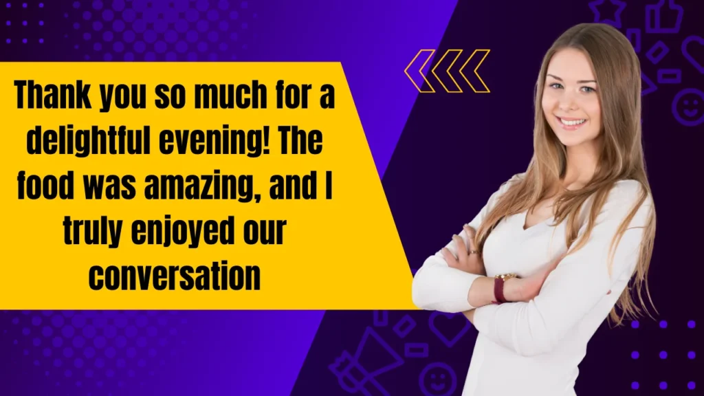 Thank You For the Dinner Party Messages