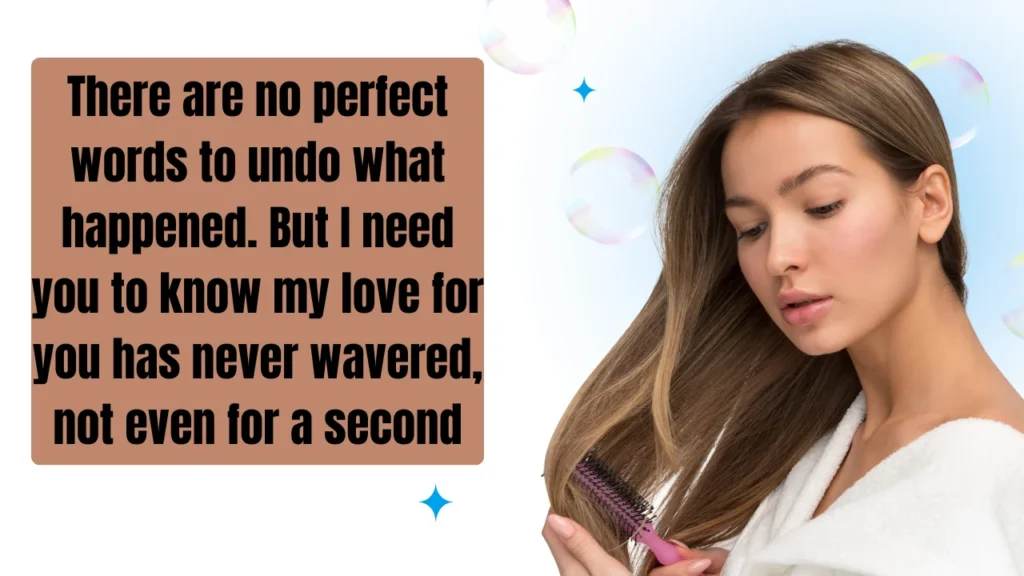 Short & Sweet Apology Gift Messages for Her