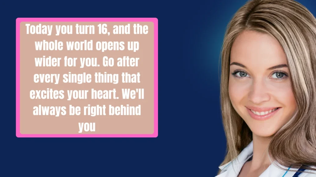 Sweet 16 Card Messages by Relationship