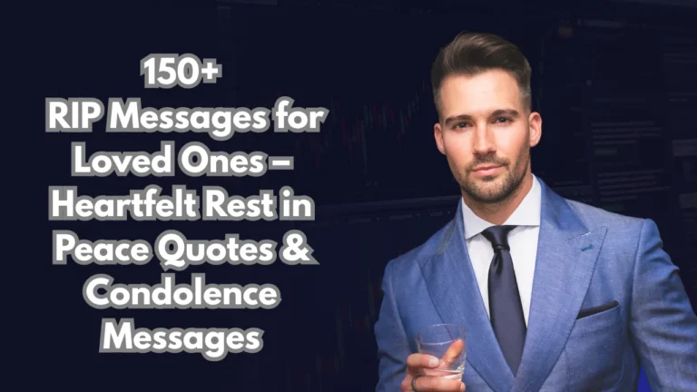 150+ RIP Messages for Loved Ones – Heartfelt Rest in Peace Quotes & Condolence Messages