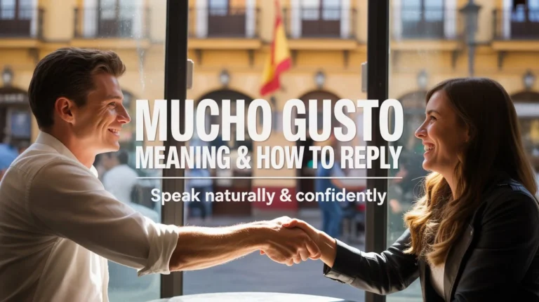 Mucho Gusto Meaning: A Comprehensive Guide to Spanish Greetings in 2026