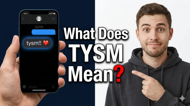 TYSM Meaning: What It Really Stands For & How to Use It in Text